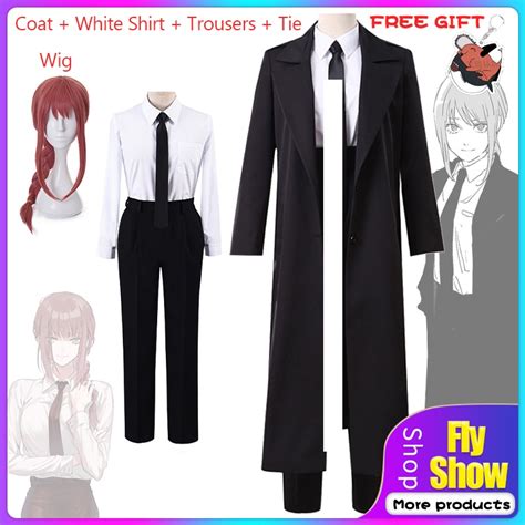 Makima Ropa Anime Motosierra Hombre Cosplay Hsiu Marca Full Outfit