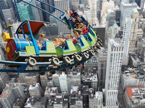 Roller coaster new york very high free image download