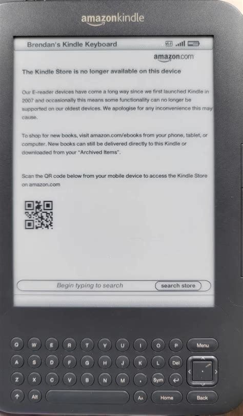 Kindle Store No Longer Available On Older Kindles The Ebook Reader Blog