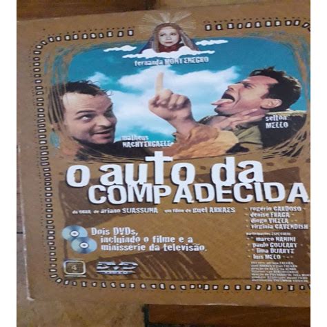 Dvd Duplo Auto Da Compadecida Disco Duplo Filme Serie Shopee Brasil