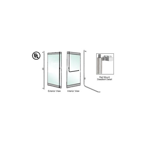 Crl Polished Chrome Frameless Shower Door Fixed Panel Wall To Glass Support Bar For 1 4 To 5