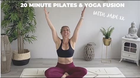 20 Min Yoga Pilates Fusion Gentle Stretchy Flow Pilates Yoga