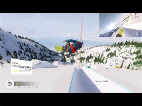 STEEP X Games Halfpipe Gameplay FP View Replay PS4 YouTube