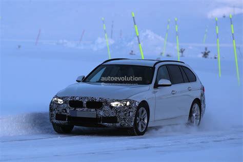 Bmw F Series Touring Facelift Spied Testing In Heavy Snow