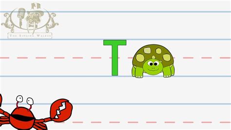 ABC Video: Write the letter T - Alphabet Writing lesson for children