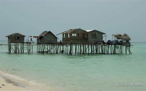 "Badjao Houses on Stilts" by dincoscolluela | Redbubble