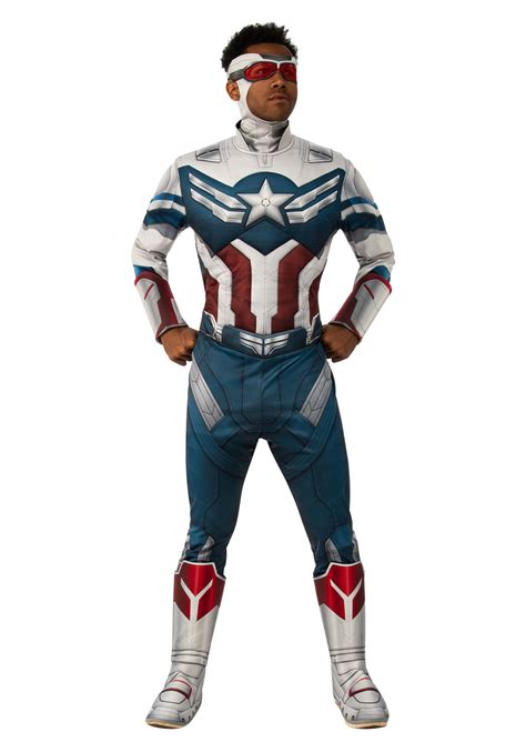 Marvel Captain America Falcon Version Cosplay Costume Full Set ...