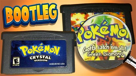 Bootleg PokÉmon Games Green Diamond And Crystal Version Gba Youtube