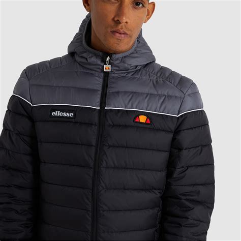 Ellesse Lombardy Padded Jacket Black Frasers