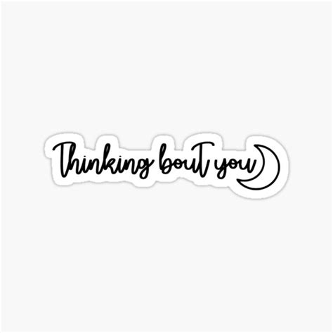 "ariana thinking bout you" Sticker for Sale by gabigomes | Redbubble