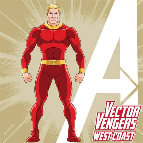 Vector Vengers Original Human Torch Jim Hammond By Wolfehanson On