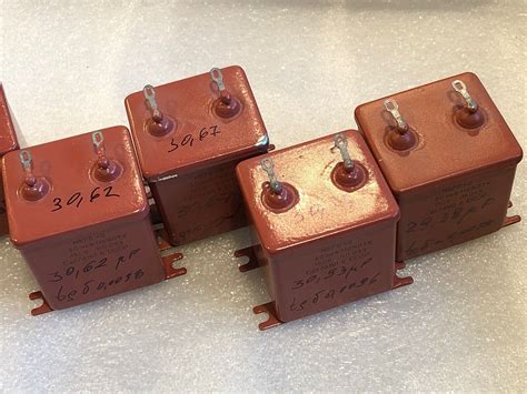 Matched Pair Uf V Mbgo Russian Pio Audio Capacitors Nos