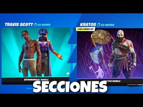 SECCIONES ESPECIALES PARA HOY SERAN TRAVIS SCOTT KRATOS Y SU HACHA