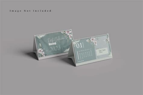 Premium Psd Desk Calendar Mockup