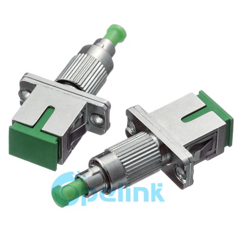 Sc Apc Fc Apc Male To Female Mating Fiber Adapter Precise Angle