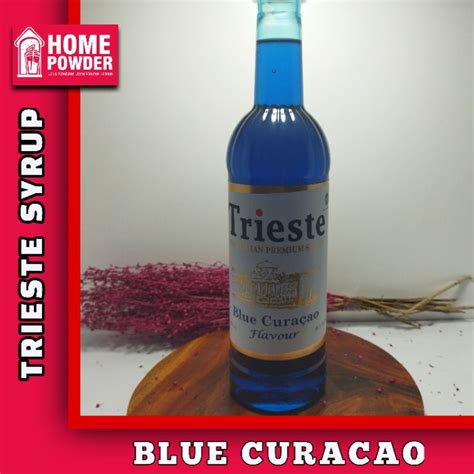 Jual Syrup Trieste Blue Curacao Blue Itrus Flavour Ml Sirup Premium