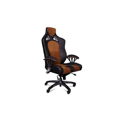 Speed 998 Office Racing Chair Speed Leather And Suede Blacktan The F1 Shop