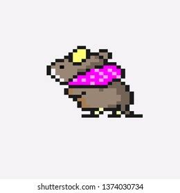 Pixel Art Rat Stock Vector (Royalty Free) 1374030734 | Shutterstock