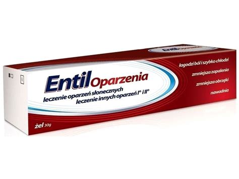 ENTIL Żel na oparzenia 30 g Blizny rany oparzenia Problemy skórne