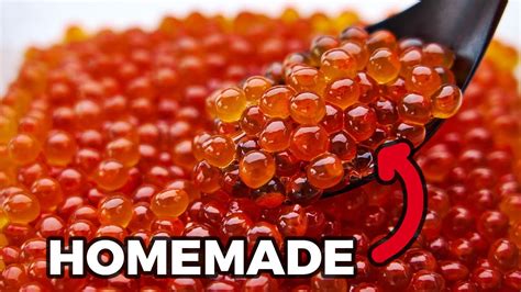 How To Prepare Salmon Roe For Sushi Ikura Caviar Youtube