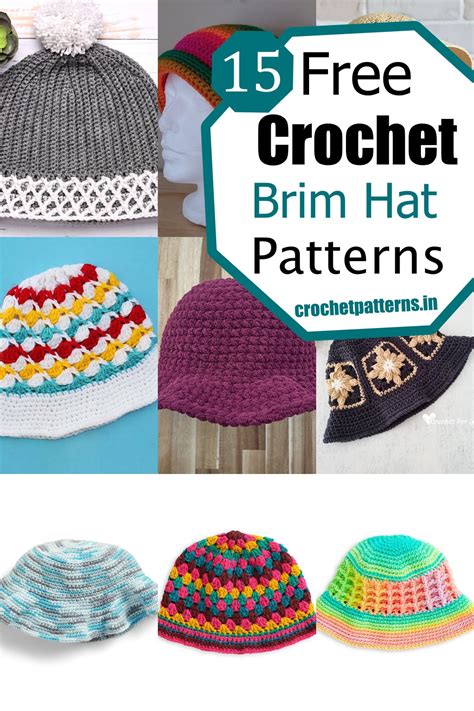 15 Crochet Brim Hat Patterns For All Weathers