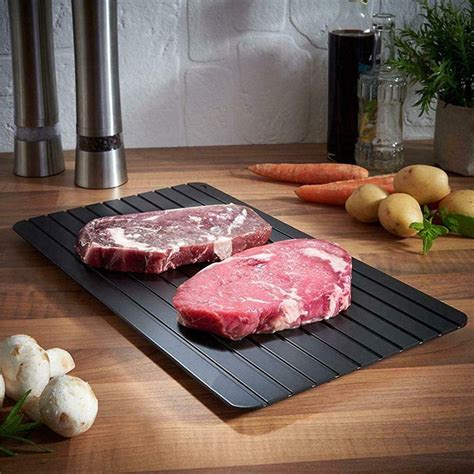 Thawing Defrosting Tray Fast Aluminum Kitchen Defrost Thaw Plate Board ...