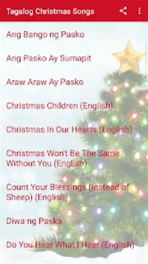 Tagalog Christmas Songs for Android - Download