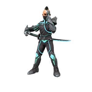 Cyber Ninja Made With Hero Forge