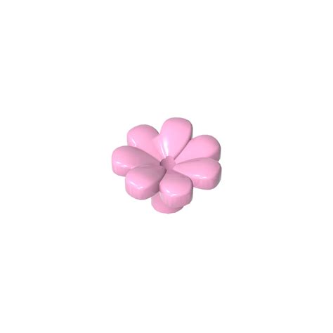 Plant Flower Minifig Accessory With Thick Petals And Pin