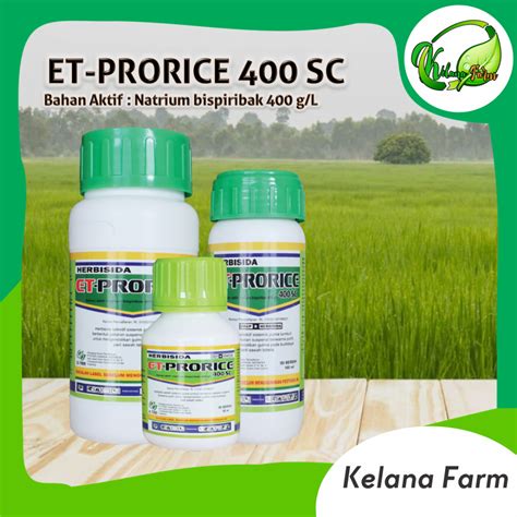 Jual Et Prorice Ml Obat Rumput Pada Padi Obat Suket Pari Racun Gulma