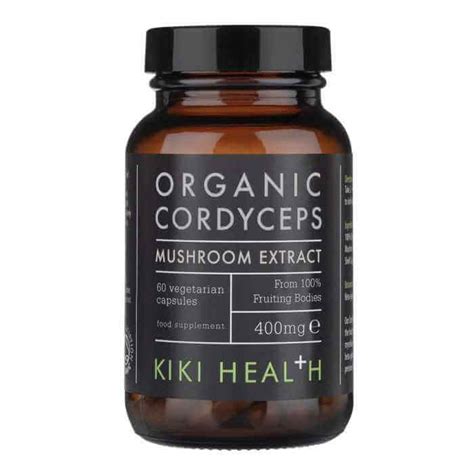 Kiki Health Organic Mushroom Extract Lions Mane Capsules