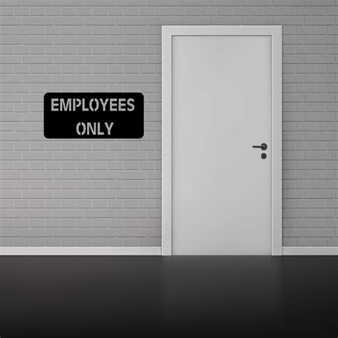 Employees Only Laser Cut Wall Sign – WeldingImprovement