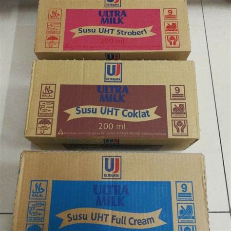 Jual Ultra Milk 200ml 24pcs 1 Dus Shopee Indonesia