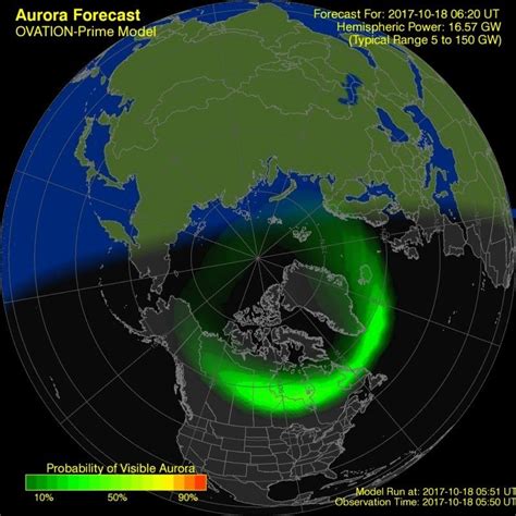 Northern Lights Forecast Map / How to Photograph the Northern Lights ...