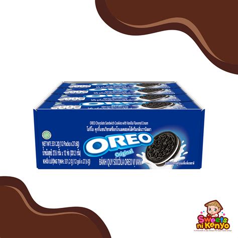 Oreo Original Chocolate Sandwich Cookies With Vanilla Flavored Cream 27