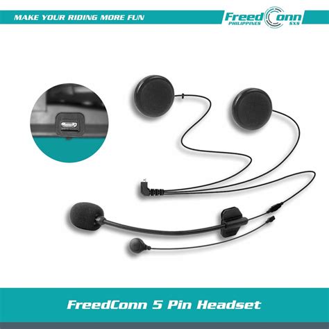 Freedconn Pin Headset For Tmax Ky Pro R Plus Tcom Motorcycle Helmet