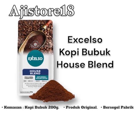 Jual Excelso House Blend Bubuk 200g Shopee Indonesia