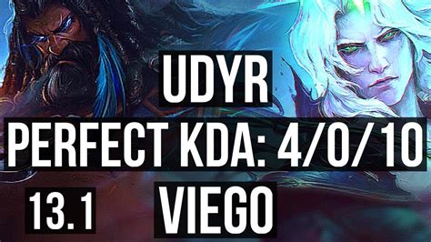 UDYR Vs VIEGO JNG 4 0 10 73 Winrate Rank 10 Udyr EUW Master