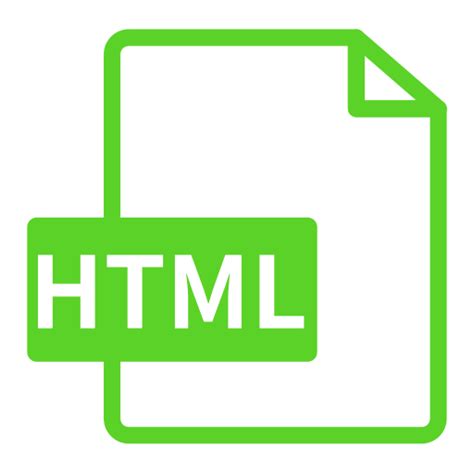 Html File Icon Png And Svg Vector Free Download 57 Off