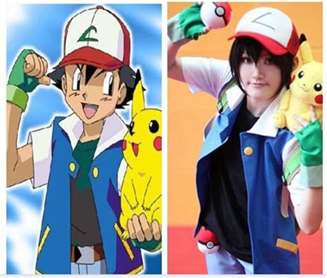 Pokemon Ash Ketchum Trainer Cosplay Costume Jacket Gloves Hat Ash Ketchum Costume Free