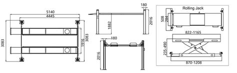 Two Post Car Lift Schematic