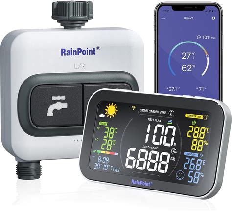 RAINPOINT Ordinateur D Irrigation Wi Fi 2 Sorties Minuteur D