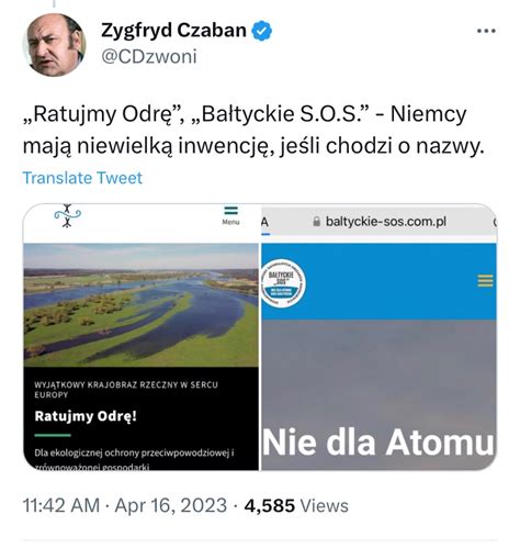 Zygfryd Czaban On Twitter Antyj Drowe Towarzystwo Ba Tyckie S O S