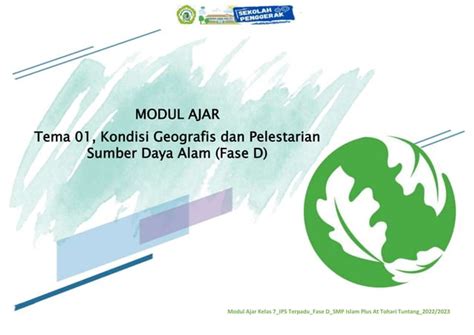 Contoh Modul Ajar Ips Kelas 8 Docx