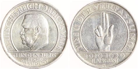 Weimarer Republik Reichsmark E Verfassung Sehr Sch N Ma Shops