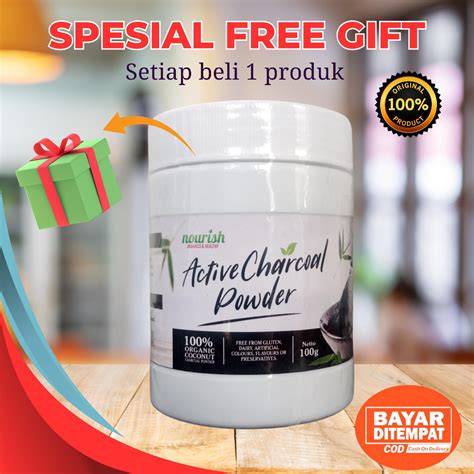 Jual ACTIVATED CHARCOAL POWDER Bubuk Arang Aktif Bubuk Arang Bambu