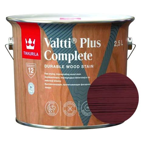 Lakierobejca Tikkurila Valtti Plus Complete CHERRY 2 5L Metal Tech