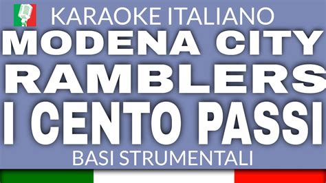 Modena City Ramblers I Cento Passi Karaoke Strumentale Base