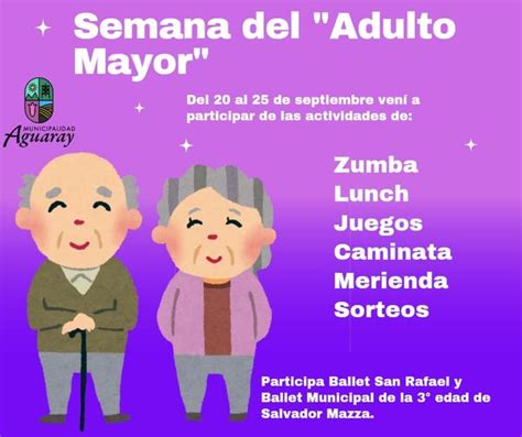 Iniciamos La Semana Del Adulto Mayor Municipalidad De Aguaray