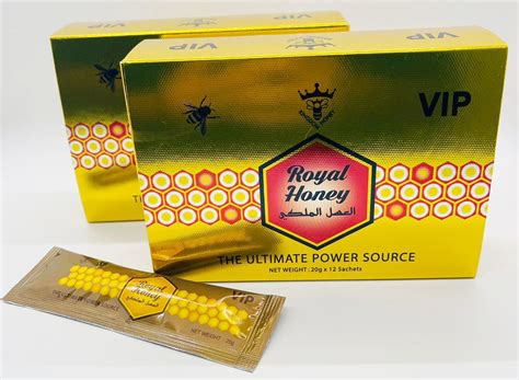 Royal Honey 12 Sachets X 20 Grams VIP 10 Boxes Royalty Honey USA